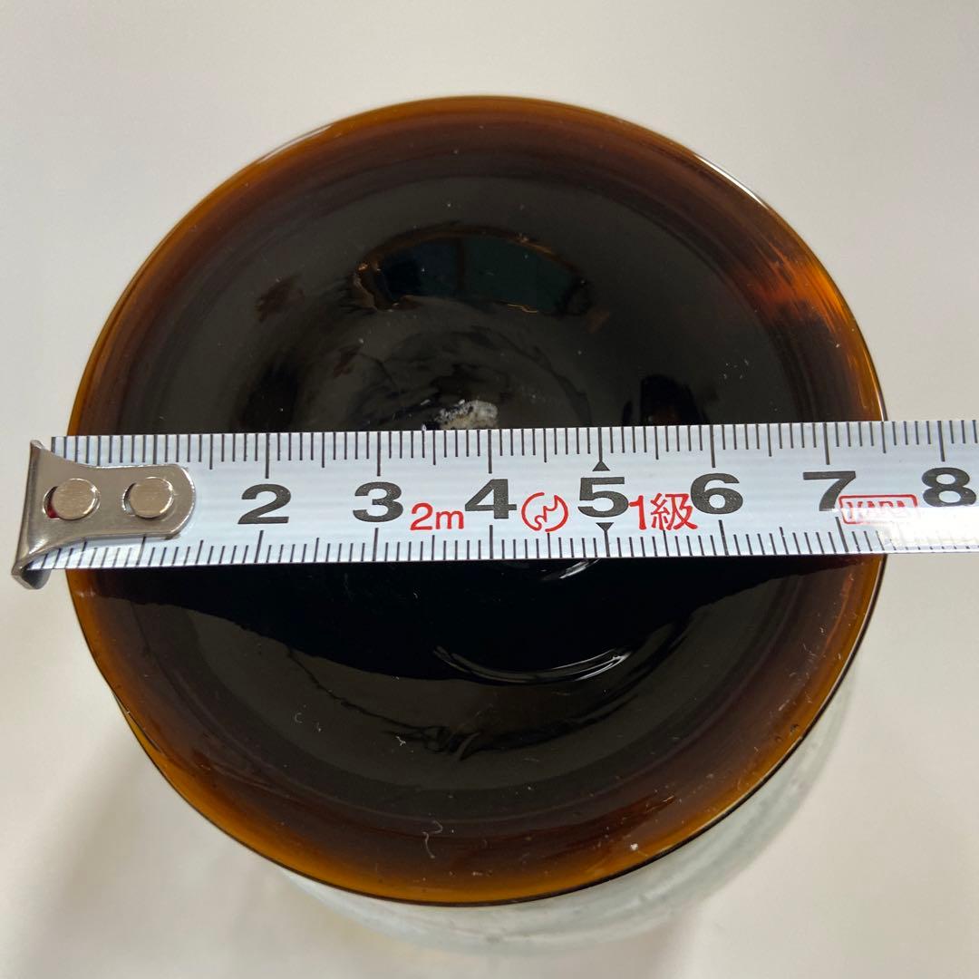 蔵出し！【　レトロ・アンティーク　茶ぼかしグラス？　】