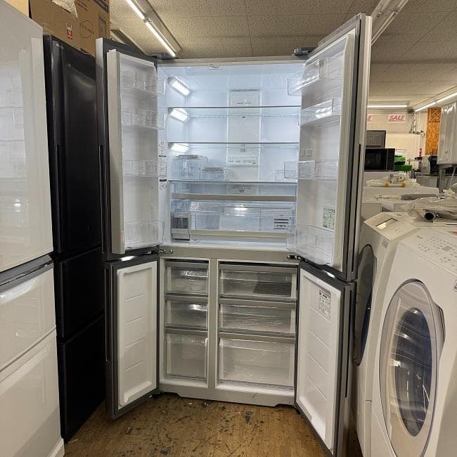 地域限定送料無料　超美品【 AQUA 】アクア 大型冷凍冷蔵庫AQR-TZ51P