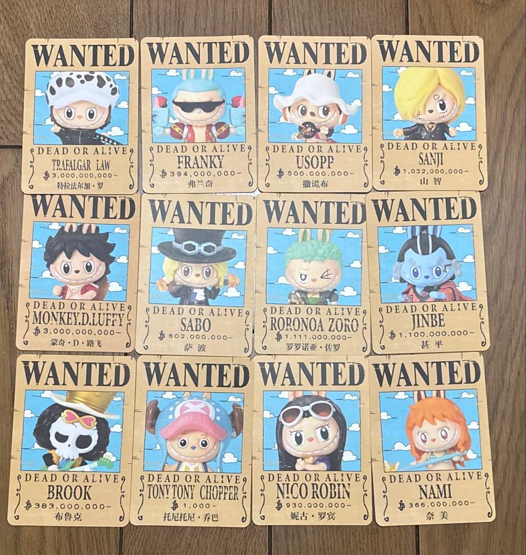 THE MONSTERS✖️ONE PIECE LABUBU ワンピースフィギア