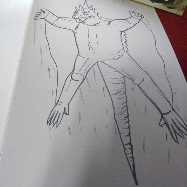 ◎昭和レトロ◎激レア◎怪獣バラン(裏面マンダ) ベルノート