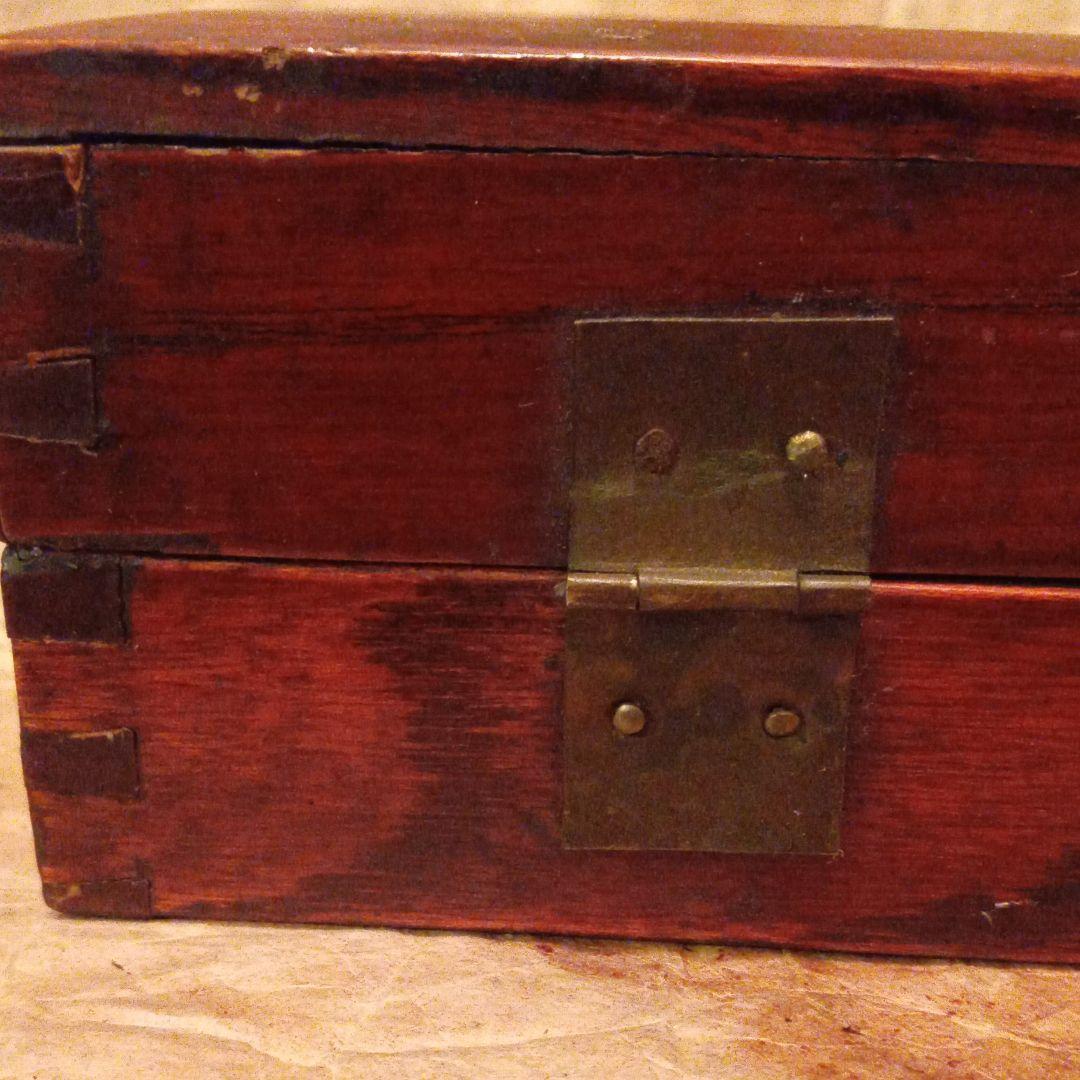 骨董　手元箱　書類箱　李朝　木箱　箱　古玩　古美術　アンティーク