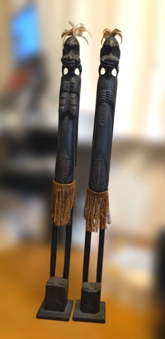 ロンボク人形　置物　バリ島　高さ１００センチ