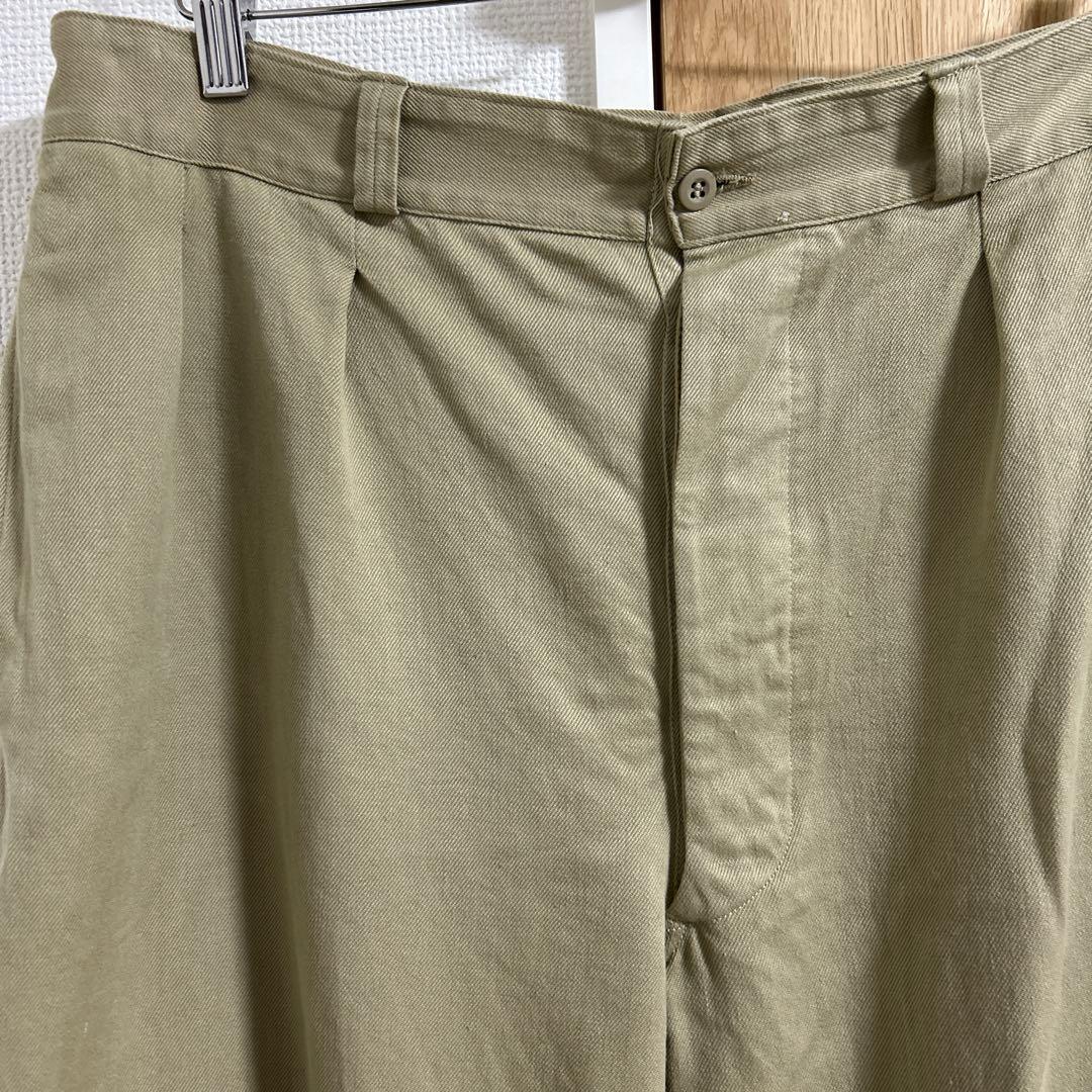 フランス軍 M52 チノパン 後期型 2タック サイズ35 美品 デットストック