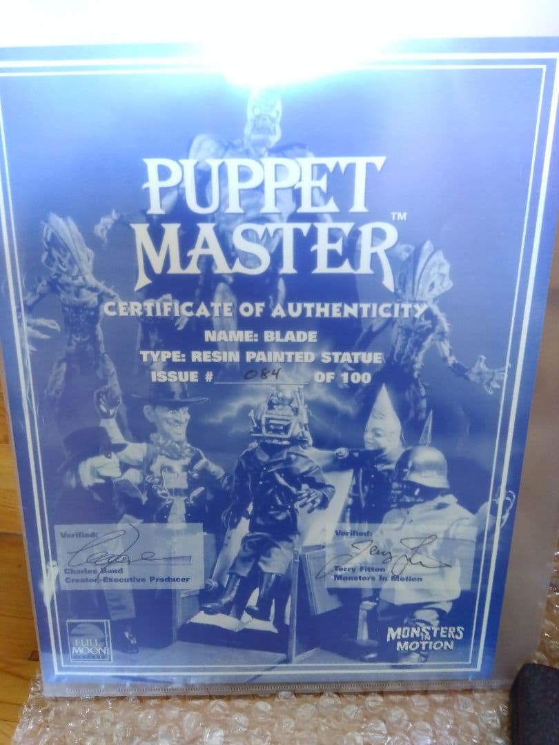 ●パペットマスター ブレイド スタチュー フィギュア 完成品 10インチ