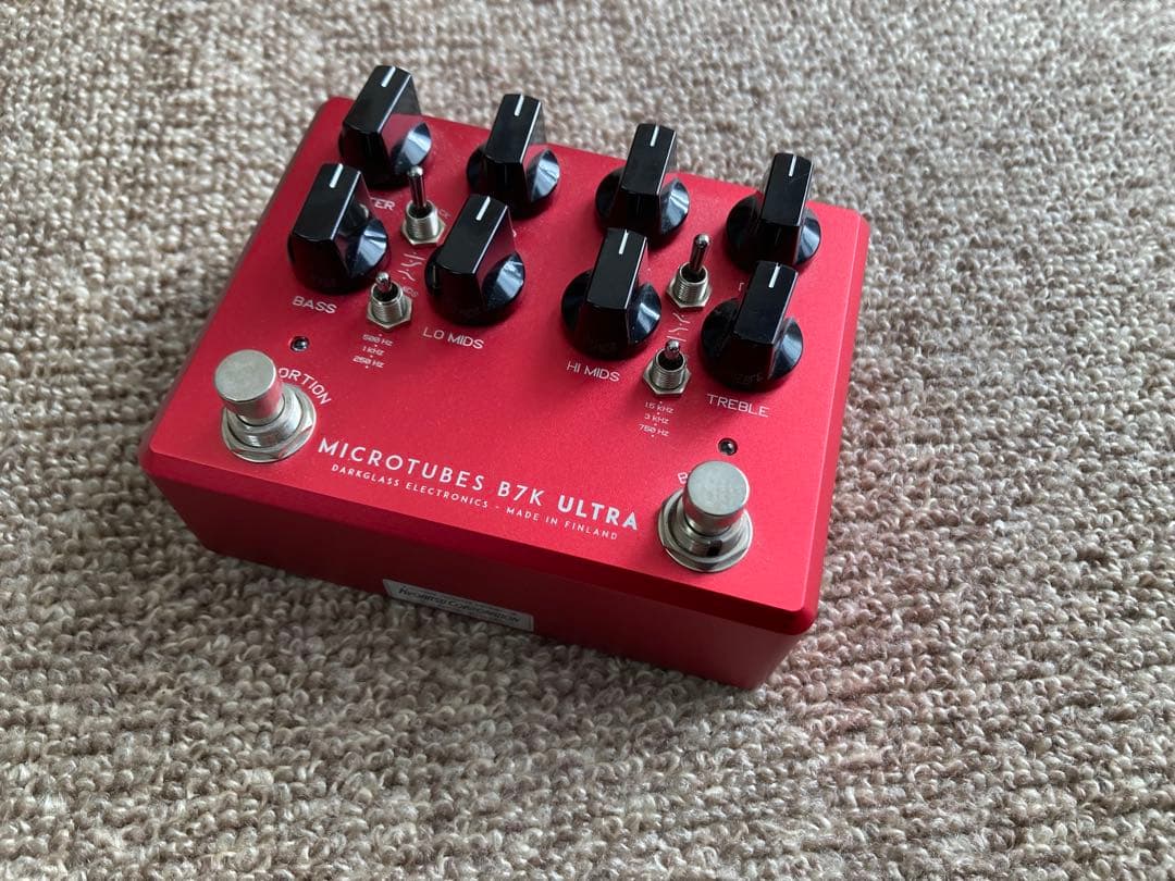 MICROTUBES B7K ULTRA V2 with AUX in レッド