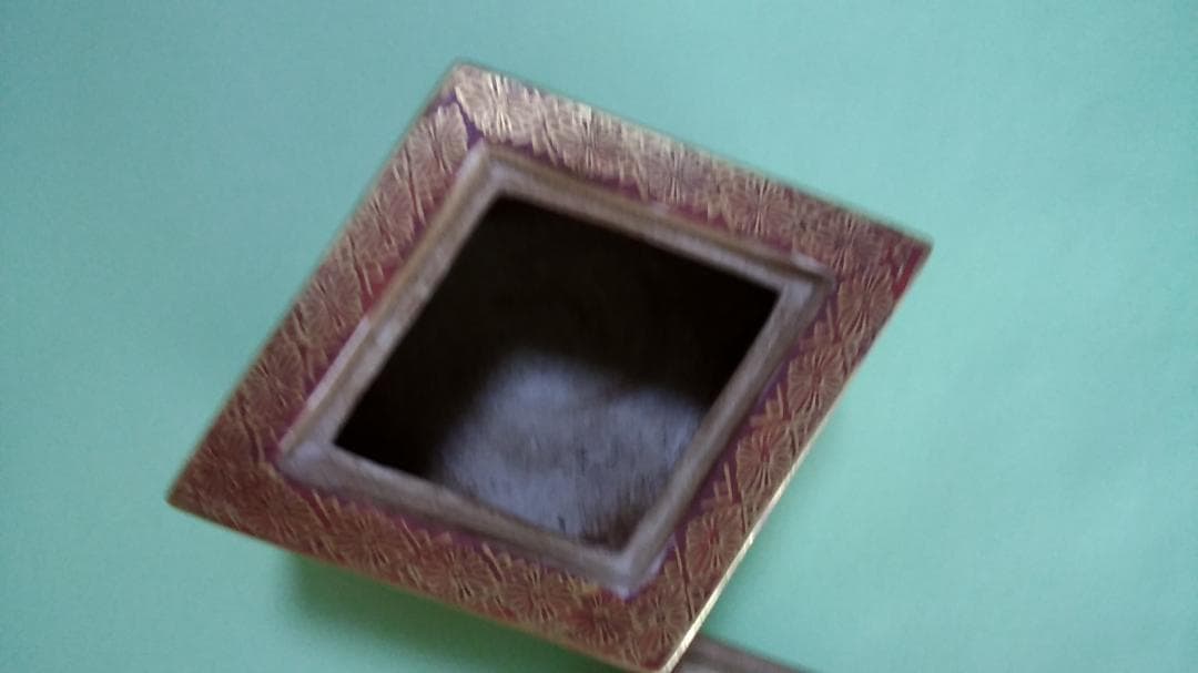 九谷庄三　菱形香炉