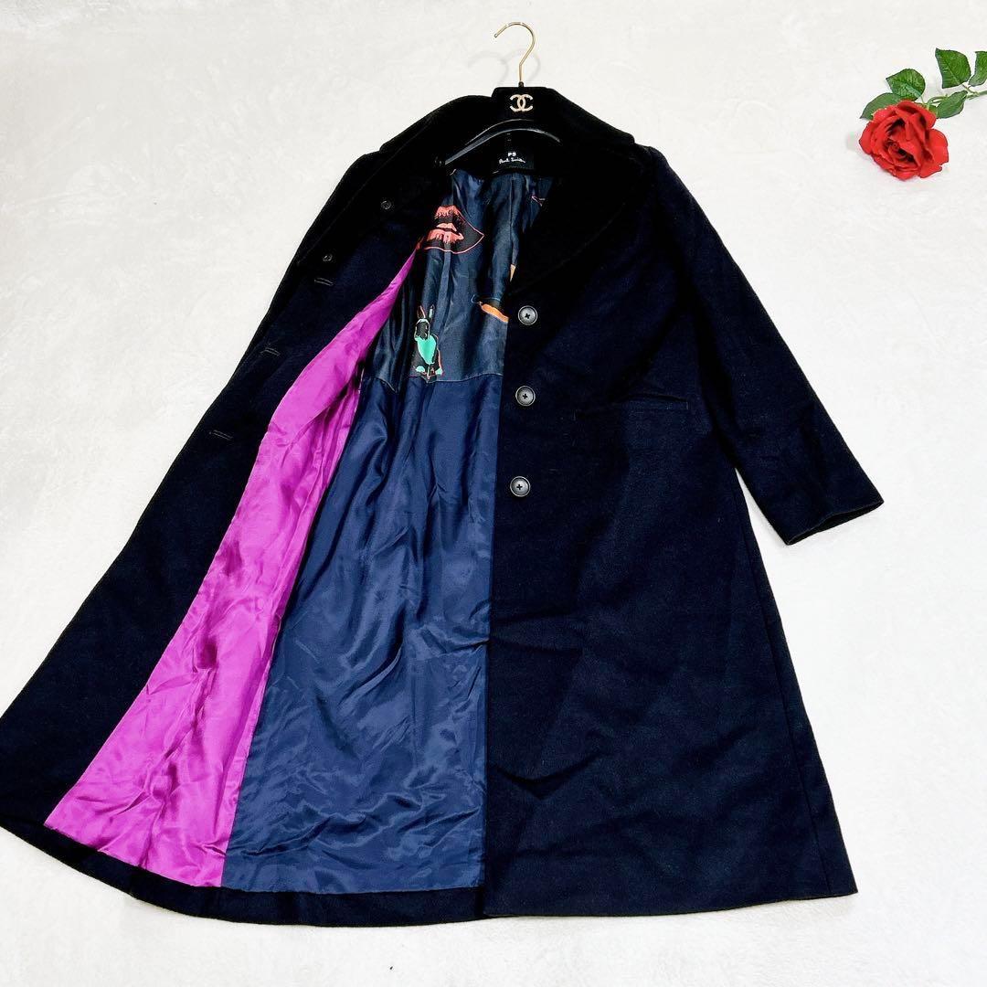 ほぼ未使用✨　ポールスミス　現行　チェスターコート　ダークネイビー　2way