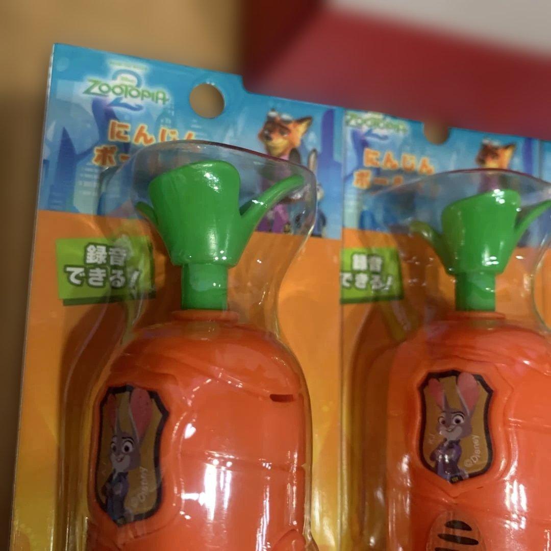ズートピア2 にんじん型ボールペン　録音つき　5個セット　新品　ラスト