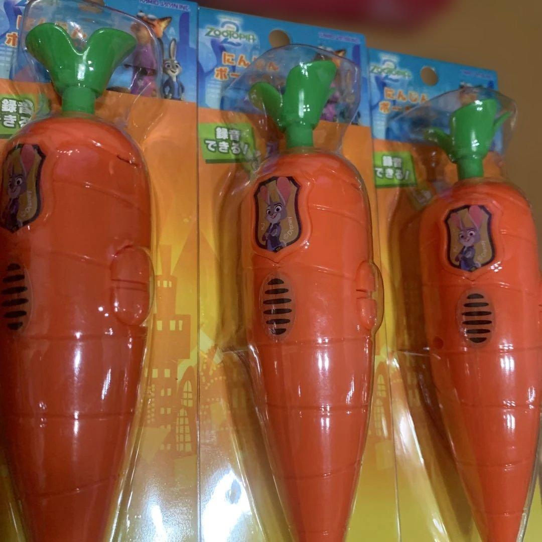 ズートピア2 にんじん型ボールペン　録音つき　5個セット　新品　ラスト
