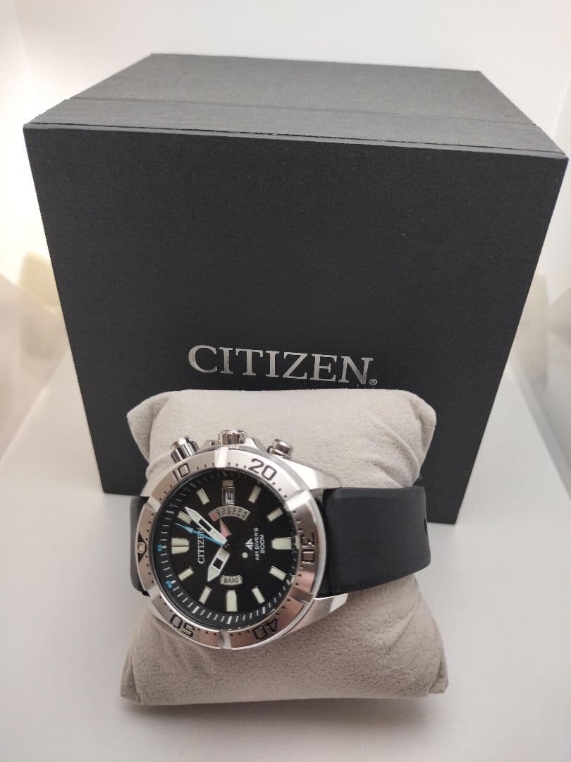 美品　電波時計　シチズン　プロマスター　ダイバー機能　電波ソーラー　H112