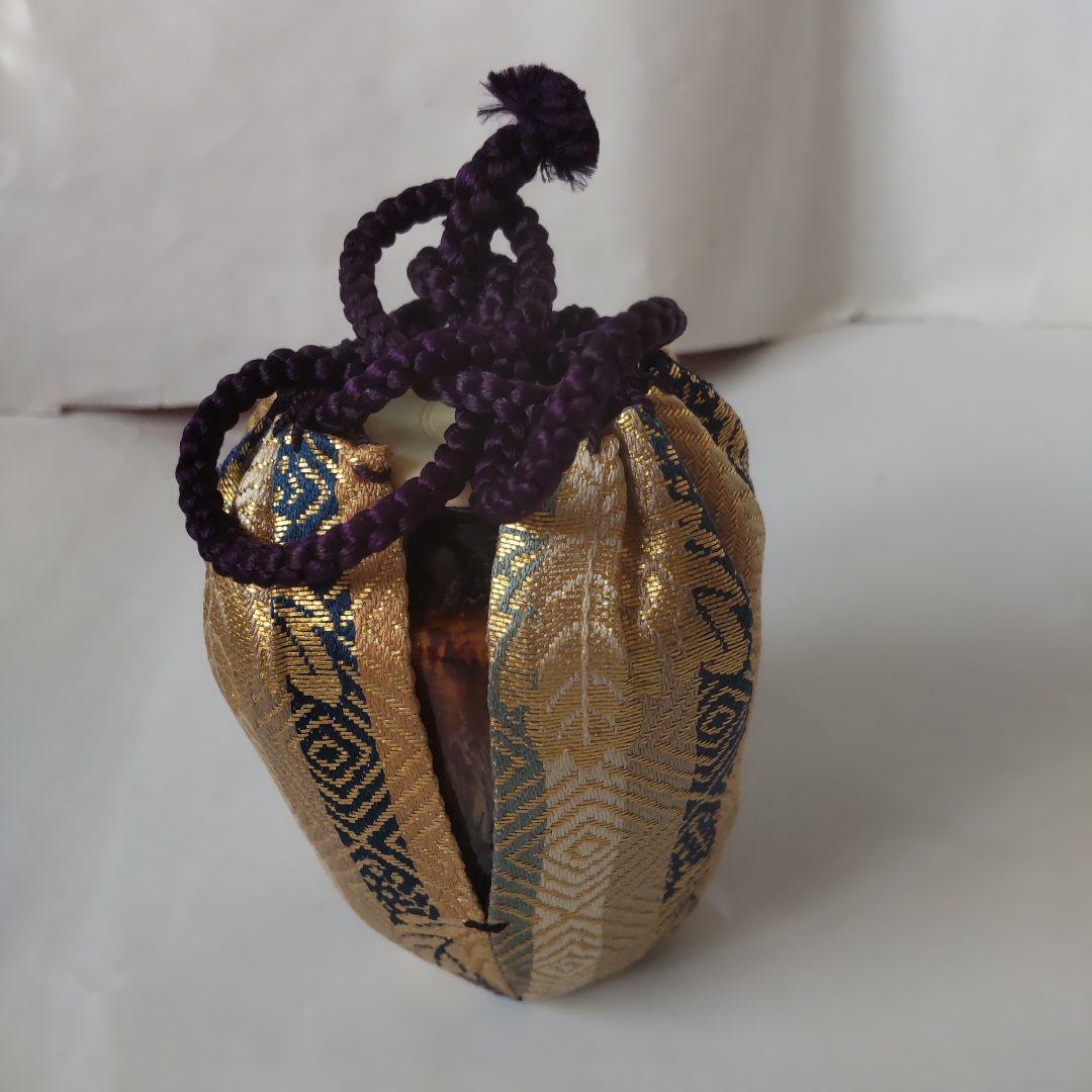 Kumi京都洛東 桶谷定一作 肩衝茶入仕覆嵯峨桐 共箱 茶入 新品 未使用