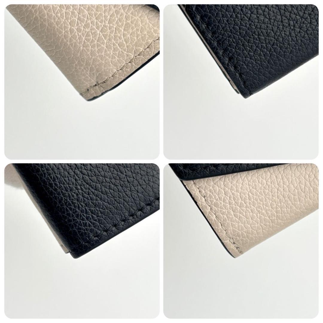 ルイヴィトン ポルトフォイユ ロックミニ コンパクト 財布 黒 ピンク 三つ折り