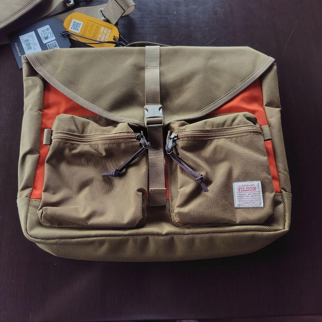 〈新品 FILSON Surveyor Messenger Bag　高級ポーチ付