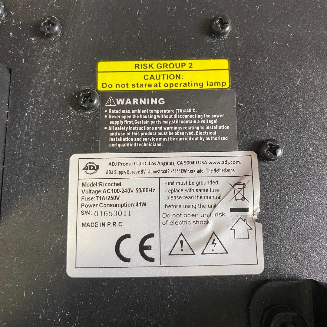 AMERICAN DJミラースキャン RICOCHET 機材