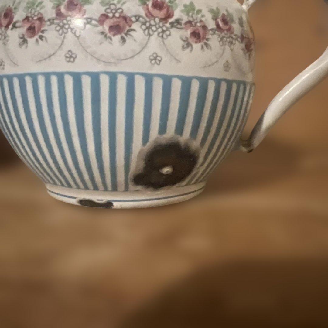 激レア　アンティーク　ローズガーランド　ティーポット