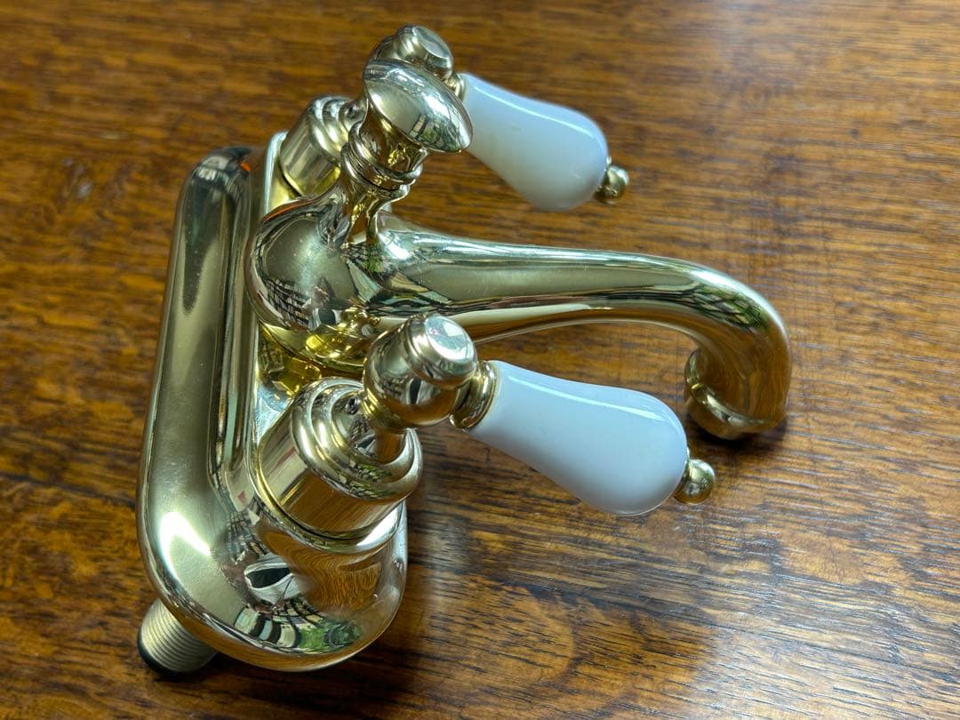 真鍮製　混合水栓　ヤスダプロモーション　YASUDA