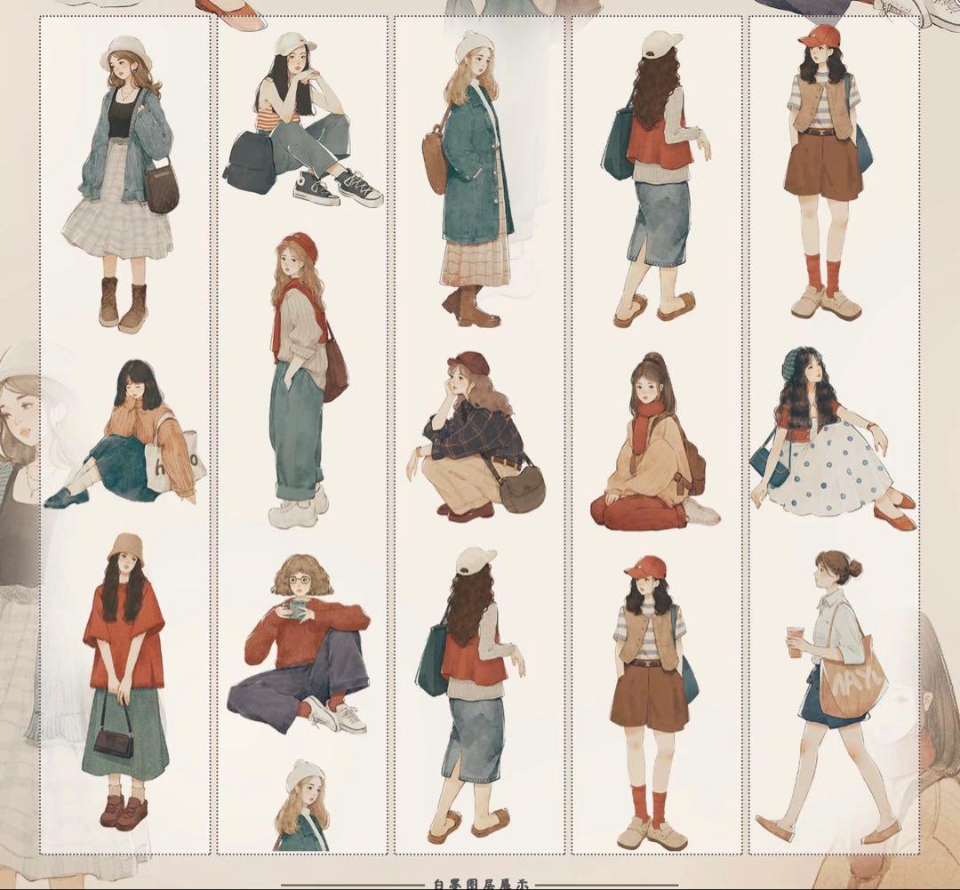 ⭐️SALE⭐️壹洱原创《我的冬季》海外マスキングテープ　マステ 【2154】