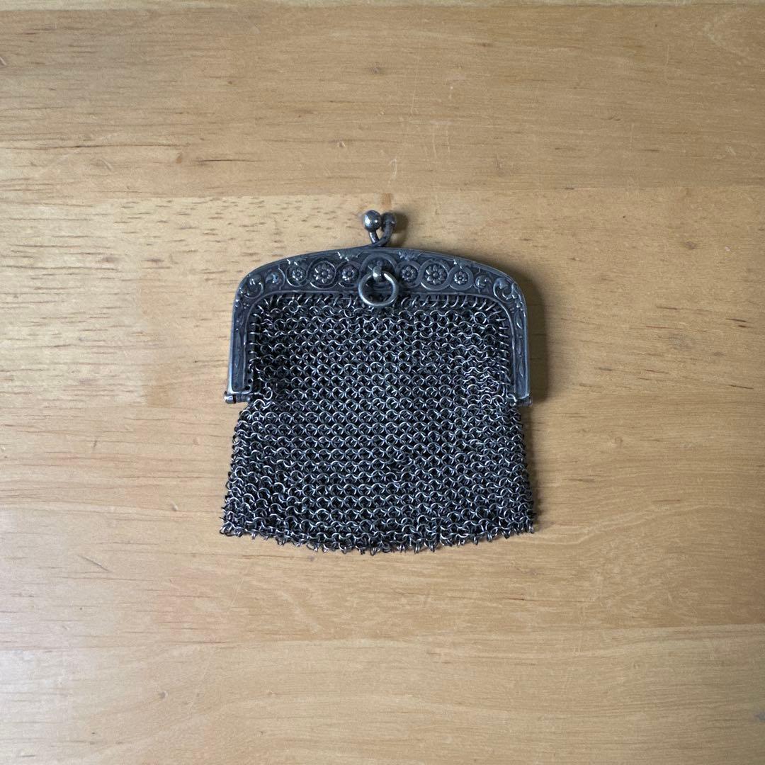 銀 シルバー800 マーガレットのパース 小銭入れ