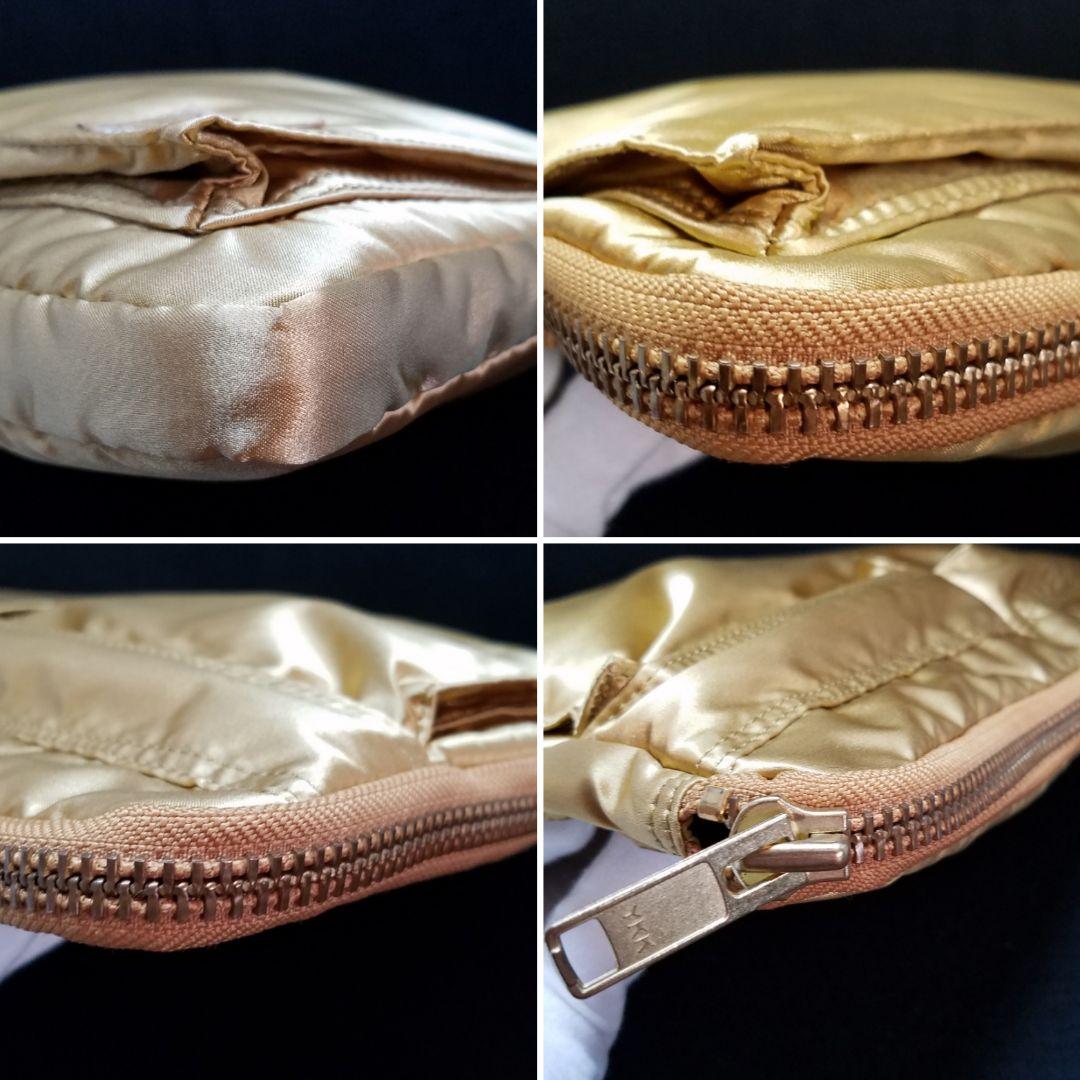 ポーター B印 YOSHIDA 別注 タンカー ゴールド 金 クラッチバッグ