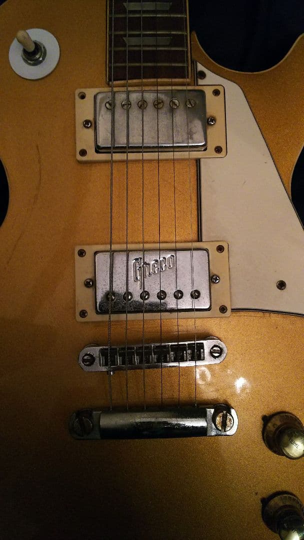 グレコ　レスポールギター　ゴールドトップ