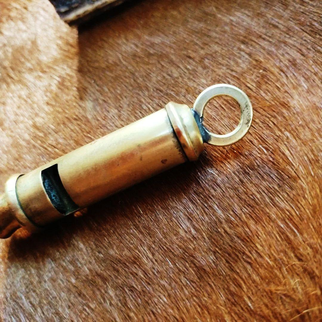 ボーイスカウトジャパン　ヴィンテージブラス ホイッスル（ポリス ホイッスル）