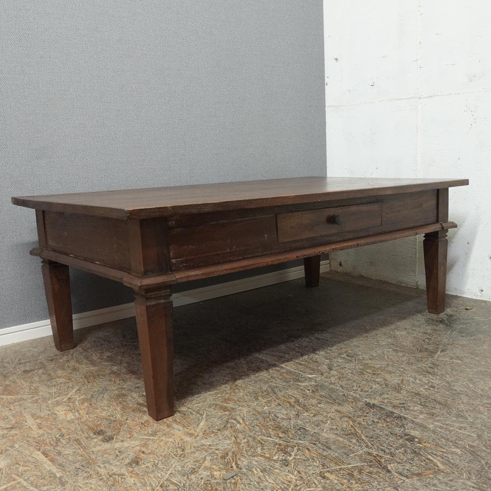 【チークローテーブル 】アジアン アンティーク バリ家具 古材アンティークレトロ