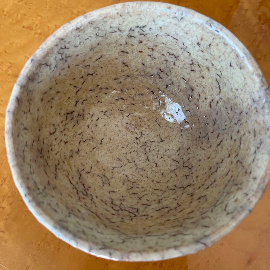 新品・未使用　萩焼　長沢窯　抹茶碗　原田　隆峰