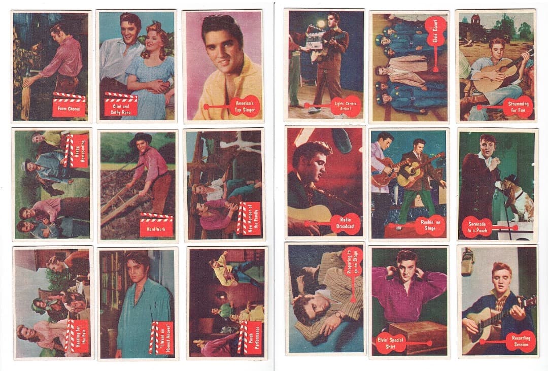 1956年 エルビス・プレスリー Elvis Toppsカード コンプリート!