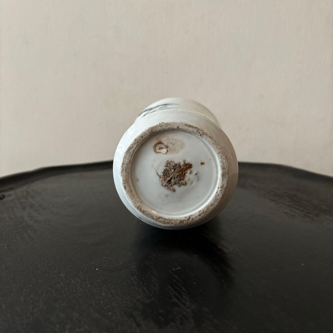 蝋燭徳利　古伊万里　油壷　酒器　花入　保命酒　骨董　岩谷焼 検;白洲正子　李朝