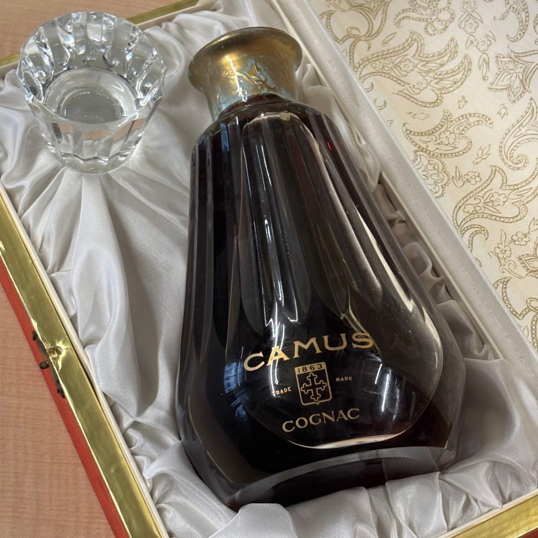 【美品】　CAMUS バカラ　クリスタルボトル　カミュ　カミュー　1863
