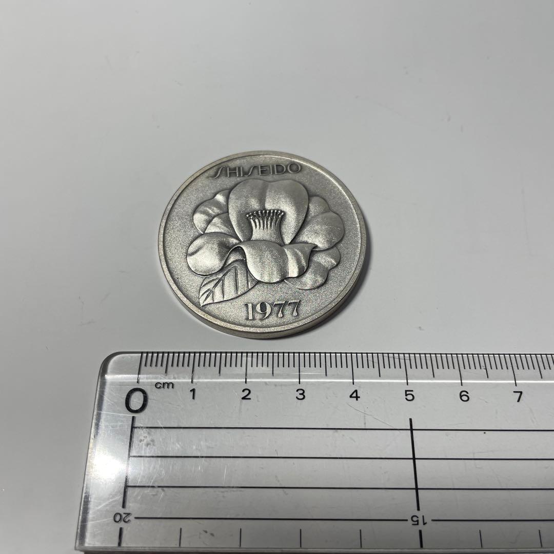 SHISEIDO 1977年記念メダル 椿の花