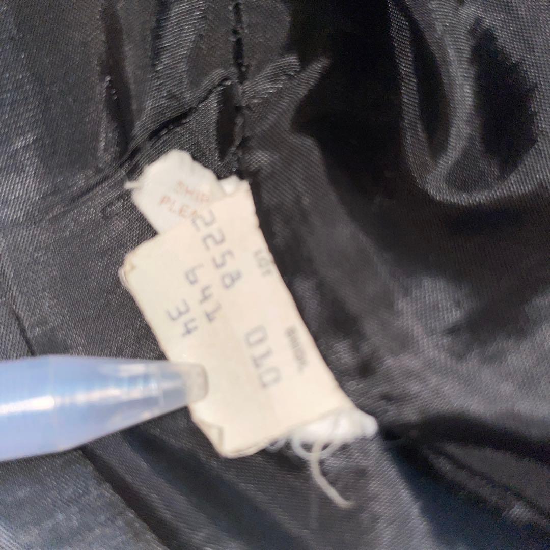 【難あり】schott シングルライダース 641 ブラック 本革 34