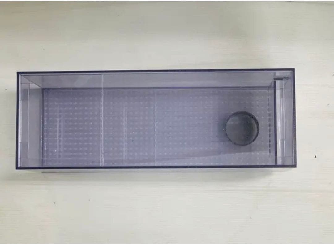 特注塩ビ濾過槽450ｘ300ｘ300+ウールBOX　未使用品