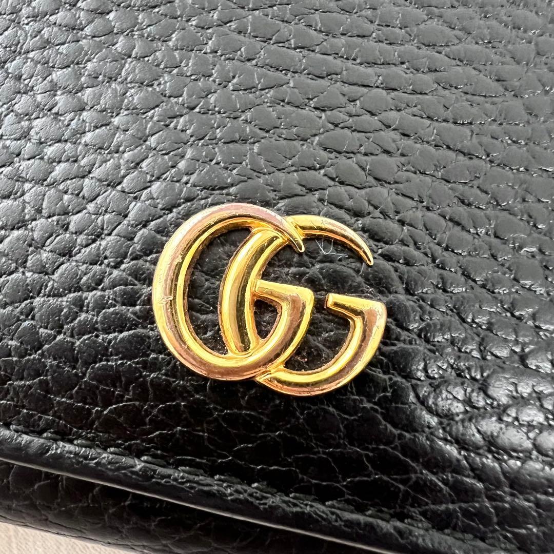 GUCCI プチ マーモント 三つ折り財布