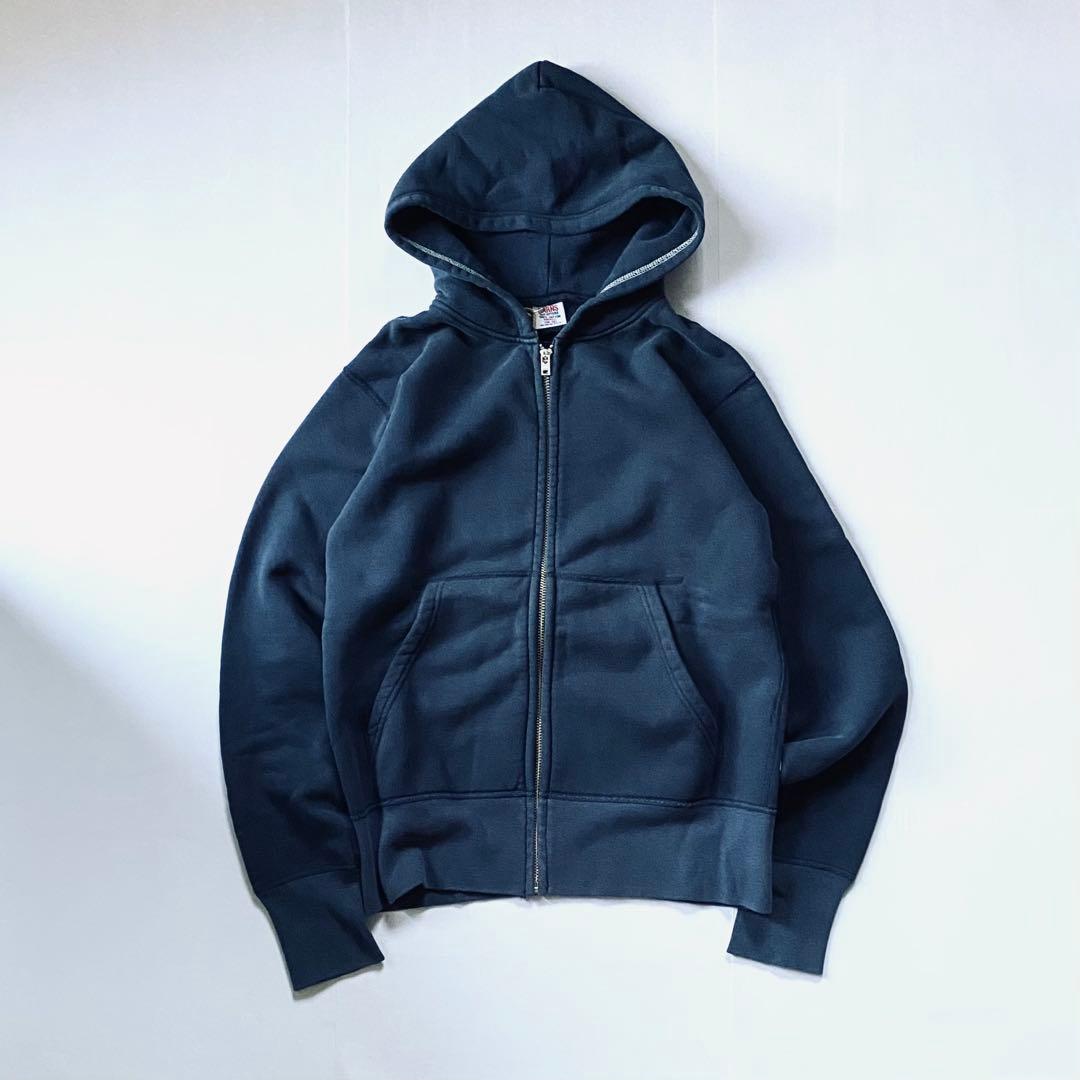 【新品】BARNS バーンズ 日本製 union made ジップフードパーカー