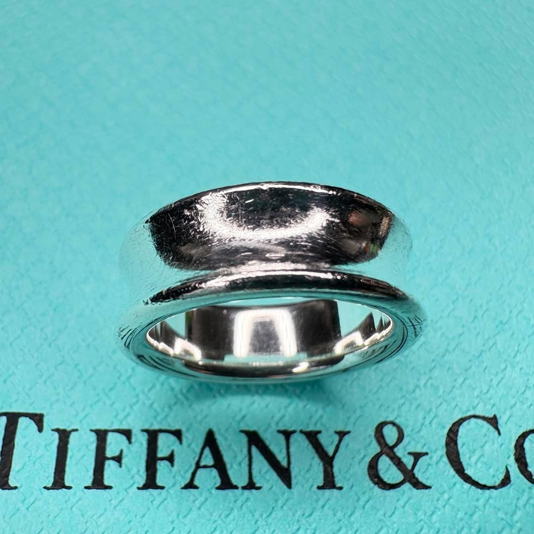 【美品】約9号 ティファニー Tiffany ナロー リング SV925