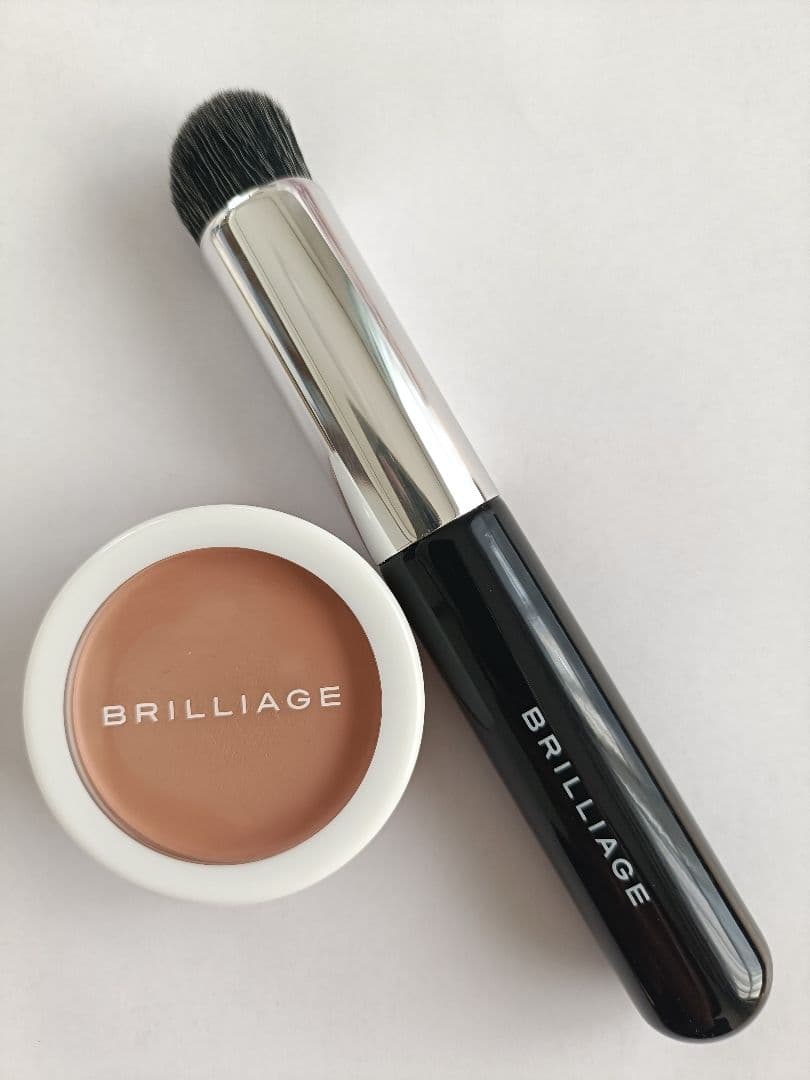 ブリリアージュ コンシーラーチーク02&ワイドフィンガーブラシセット