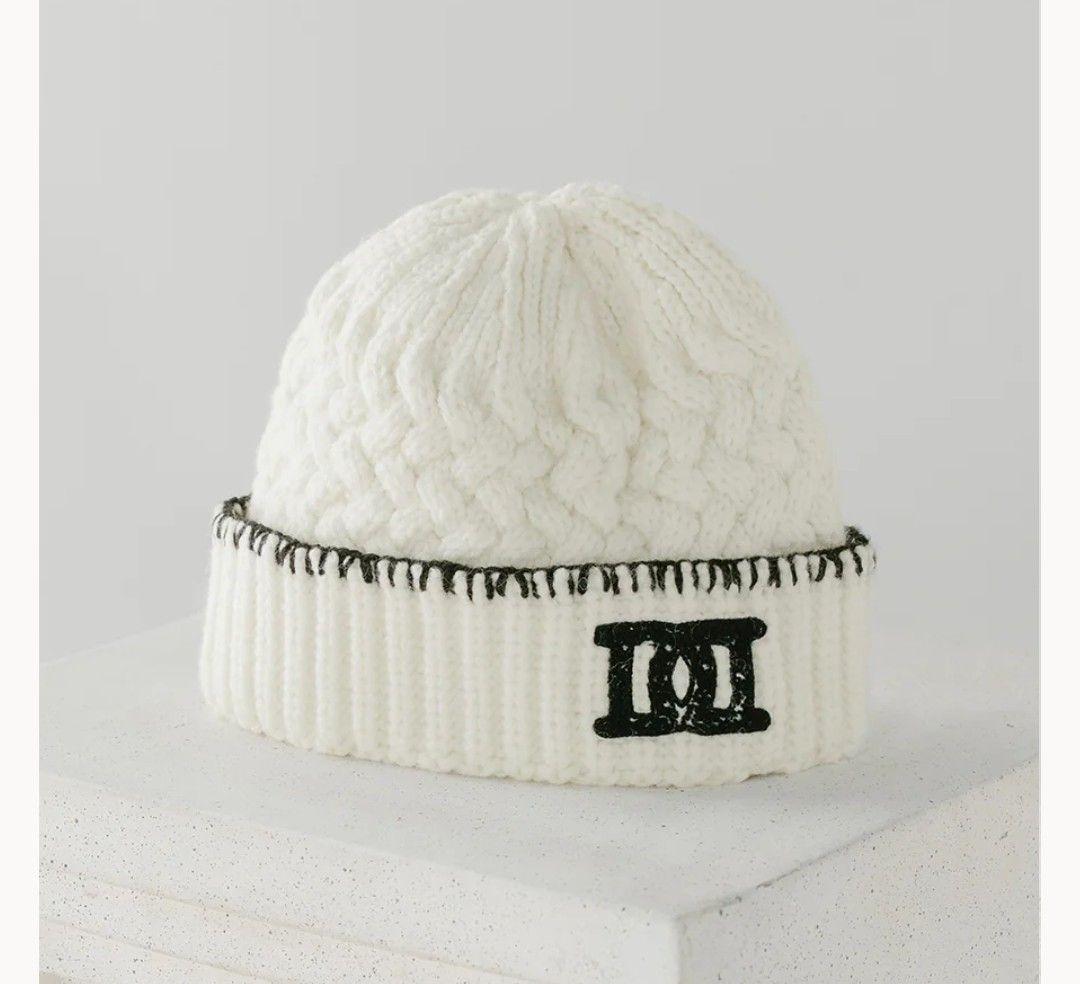 超人気❣️Darich❣️ロゴバスケットニットビーニー　ニット帽　ホワイト
