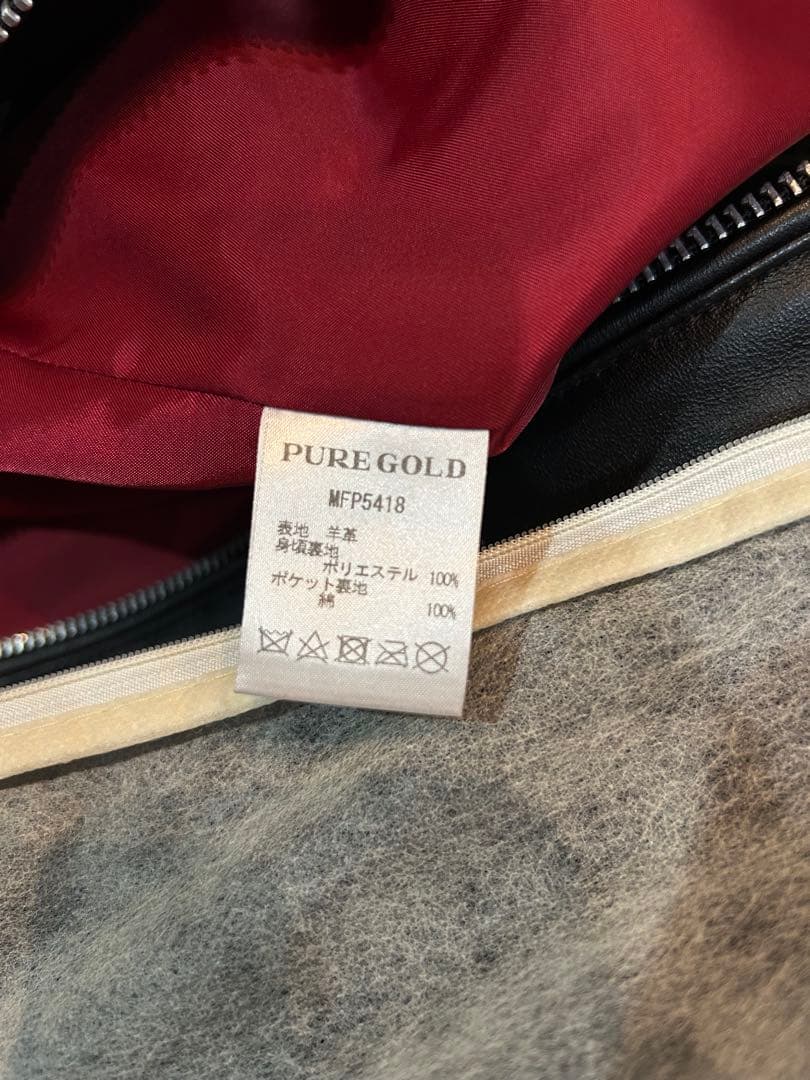 極美品　バッファローボブズ　シングルシープレザーライダース　レザージャケット