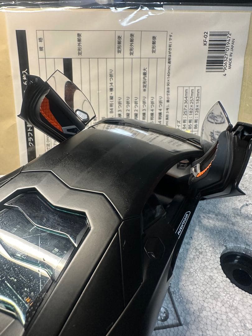 Lamborghini Aventador ブラックミニカー 720