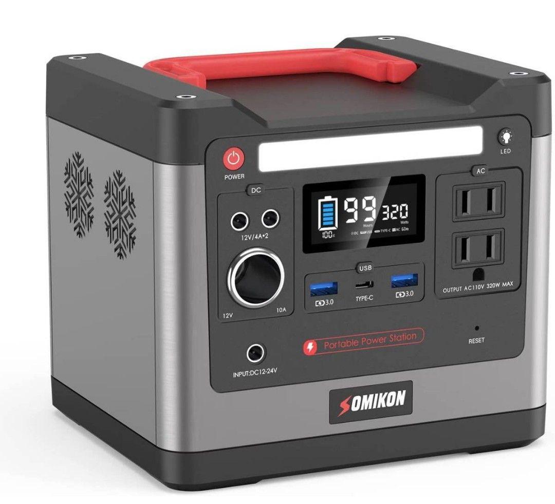 ポータブル電源 LiFePO4リン酸鉄リチウム電池 320W PSE認証済み