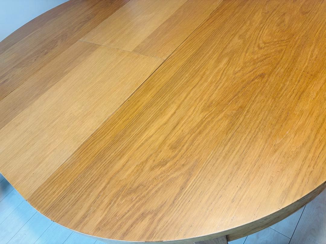 IKEA BJURSTA 伸縮　円形　ダイニングテーブル