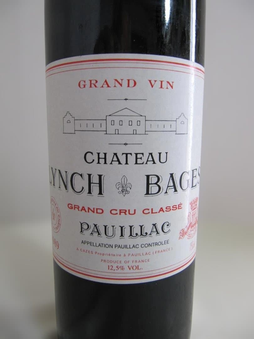 シャトー　ランシュ　バージュ 1989 年　赤ワイン