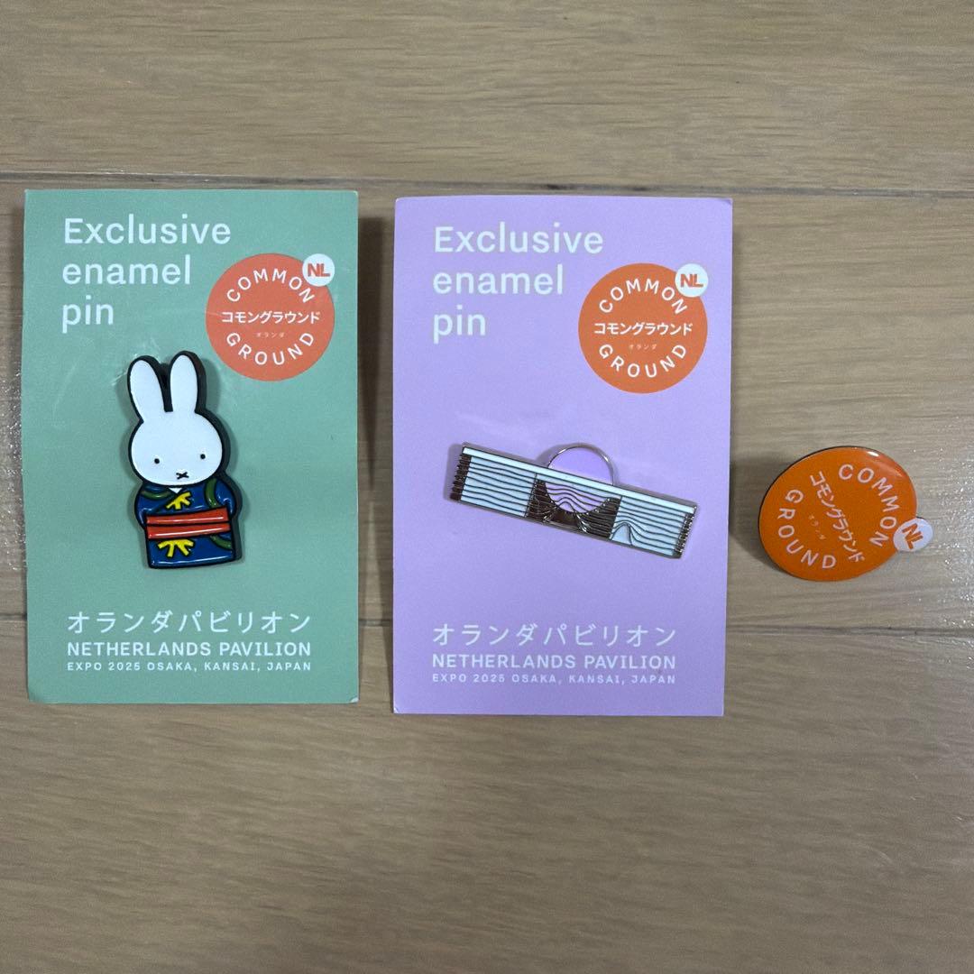 万博　オランダ　ピンバッジ　セット
