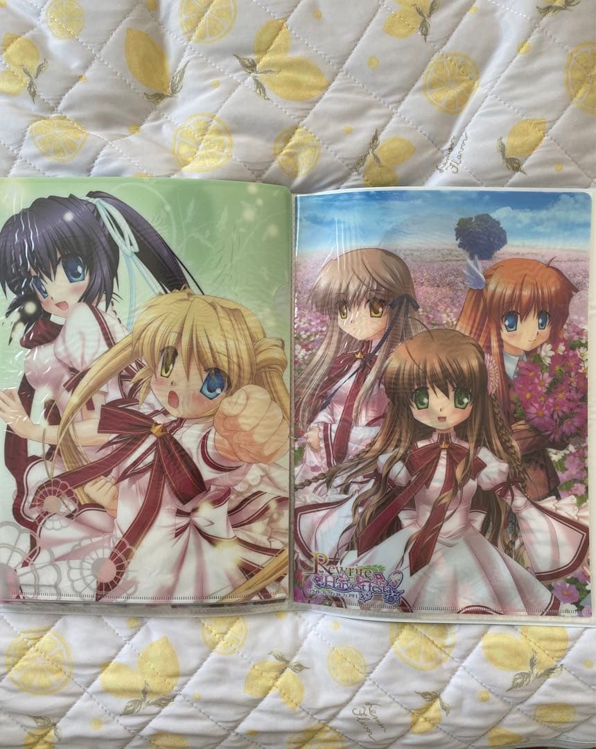 Rewrite クリアファイル　key ビジュアルアーツ　麻枝准　グッズ
