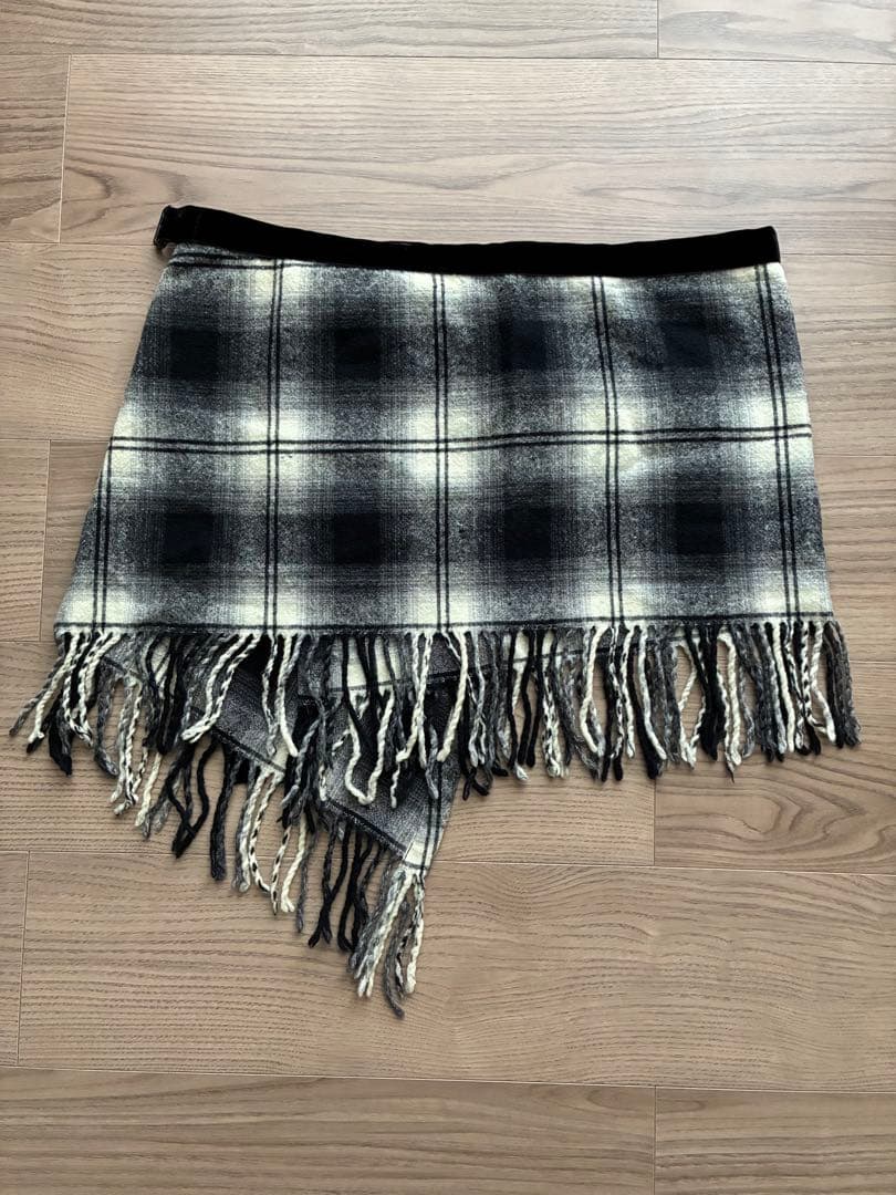 yuri.vintage NUMBER(N)INE07AWチェックスカート