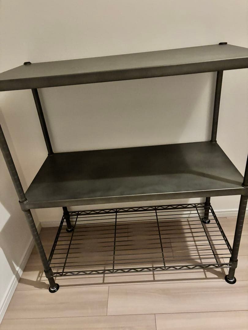 エレクタ製　ヴィンテージシリーズ3段シェルフ