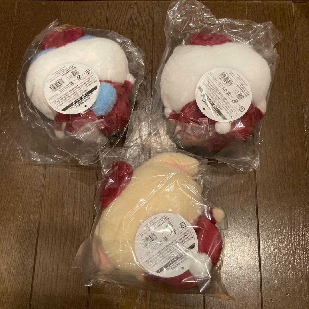 【正規品】ちいかわ　阪急電車なほわほわぬいぐるみS 3点セット