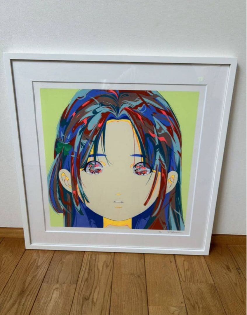 真作 愛☆まどんな 「玉ちゃん」額装済みシルクスクリーン 版画 ED サイン入り