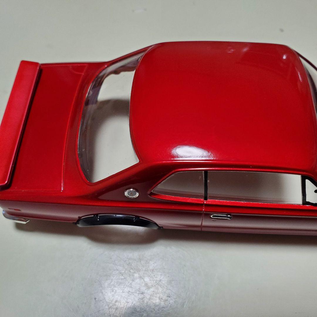 アオシマ　楽プラ　キャンバー加工　GTR ハコスカ 1/24　日産スカイ　完成品